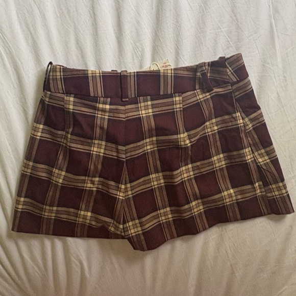 Zara Plaid Skort With Box Pleats - Picture 6 of 7
